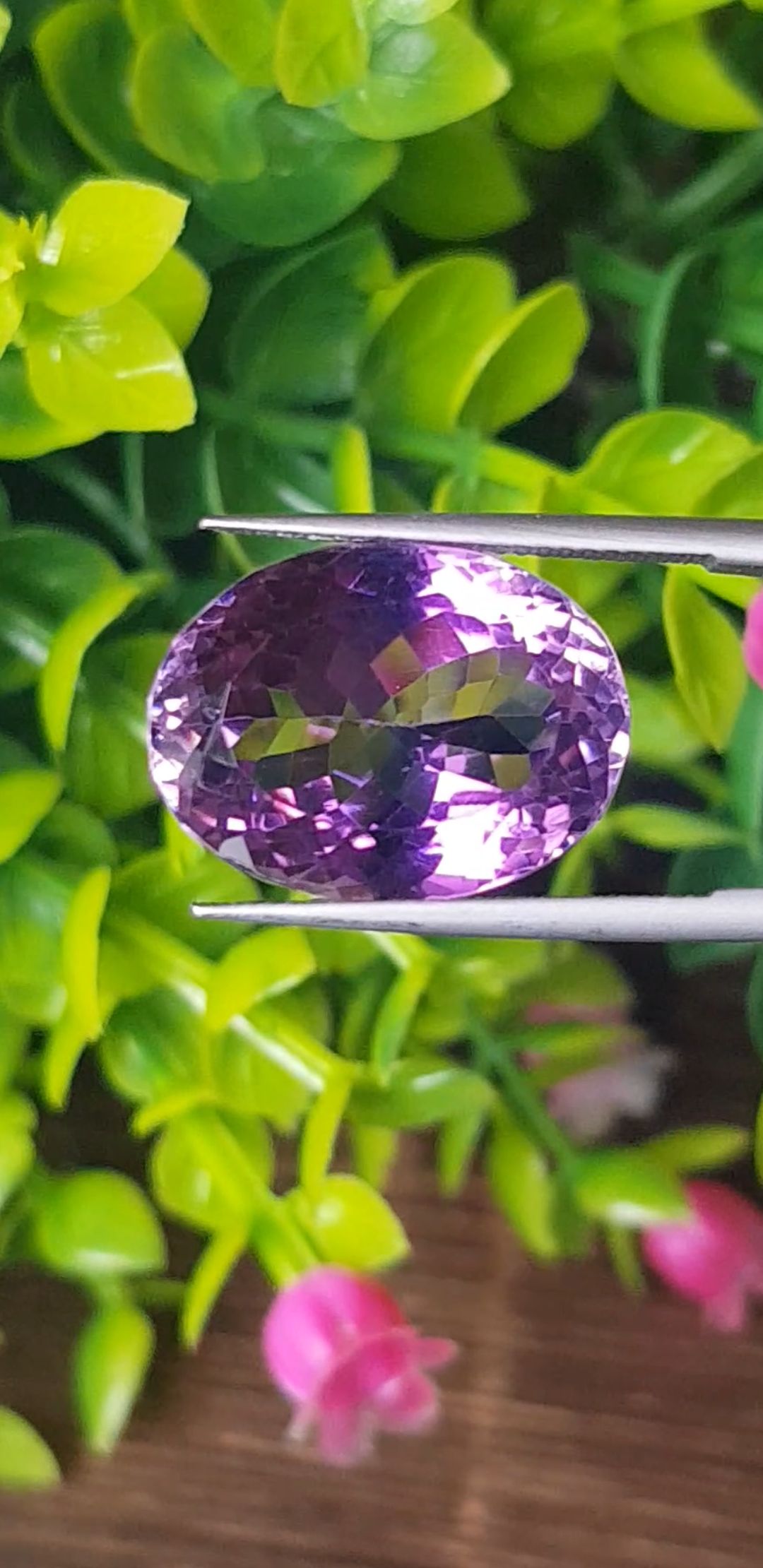 พลอย อเมทิส Amethyst 17.25 กะรัต (Cts.) พลอยแท้ อัญมณีมงคลประจําวันเกิด เครื่องประดับพลอย