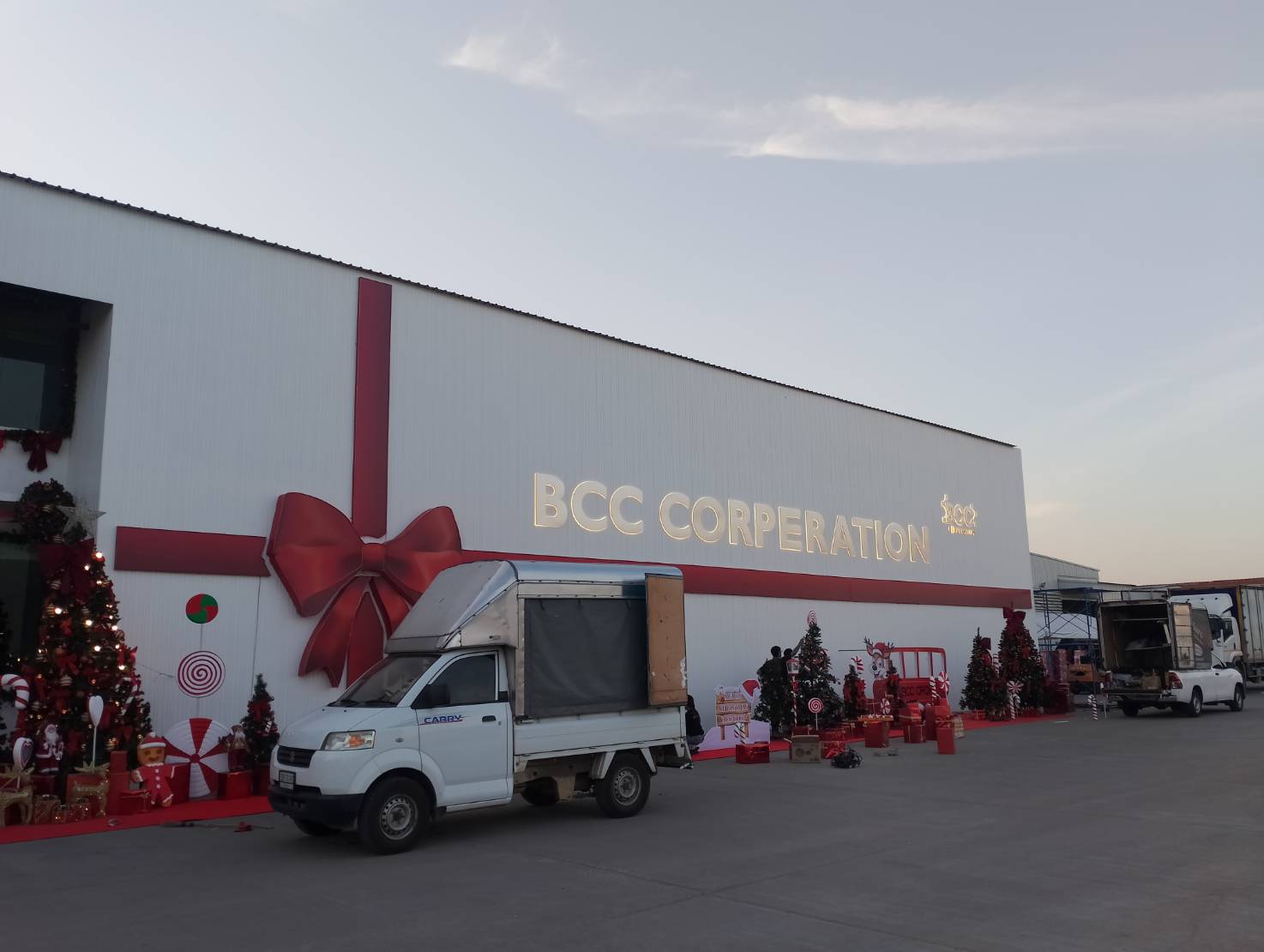 ป้ายตกเเต่ง '' BCC CORPERATION ''