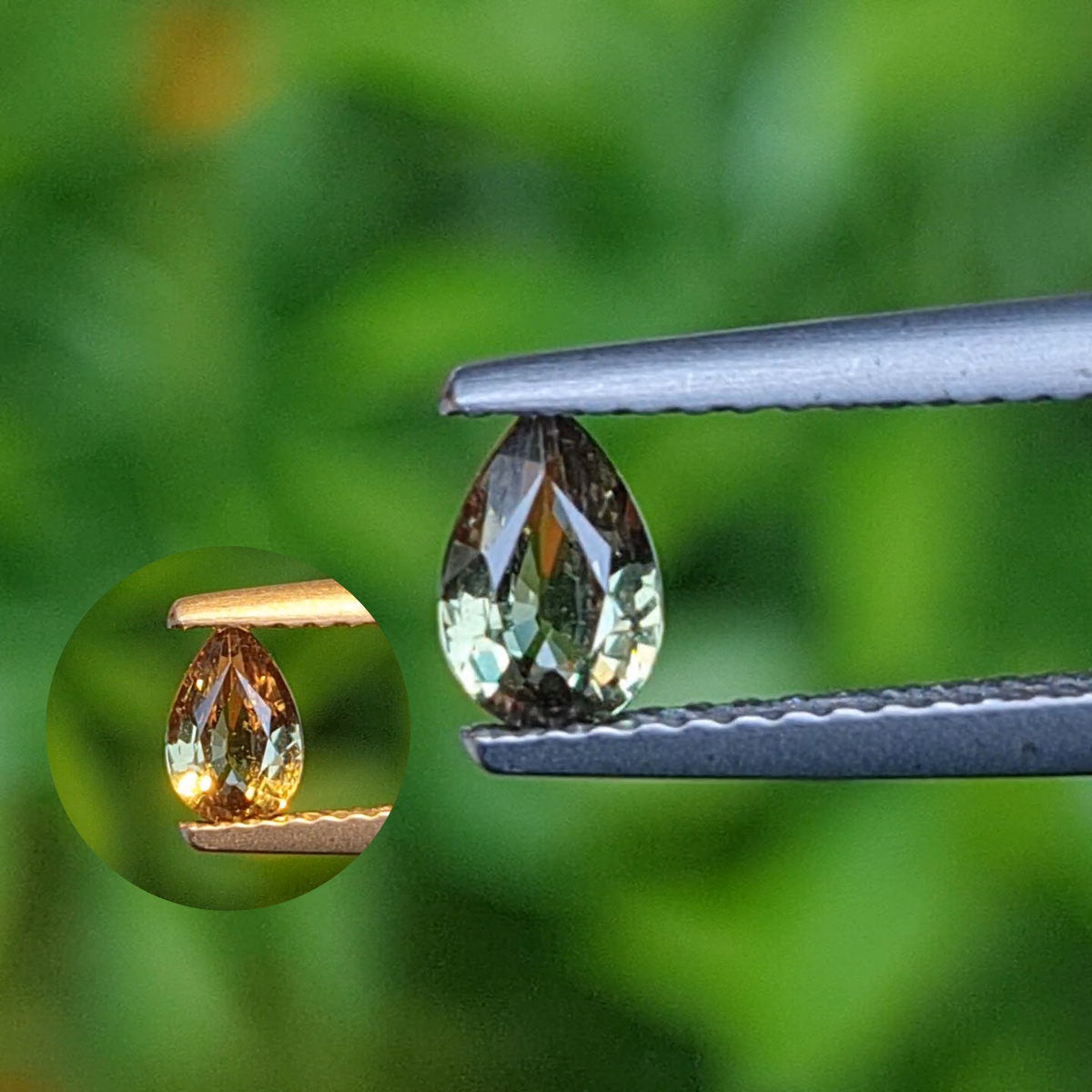 พลอย อเล็กซานไดร์ (Natural Alexandrite Chrysoberyl) 0.43 กะรัต (Cts.) ดิบ (Unheated) พร้อมใบเซอร์ พลอยแท้ อัญมณีมงคลประจําวันเกิด เครื่องประดับพลอย