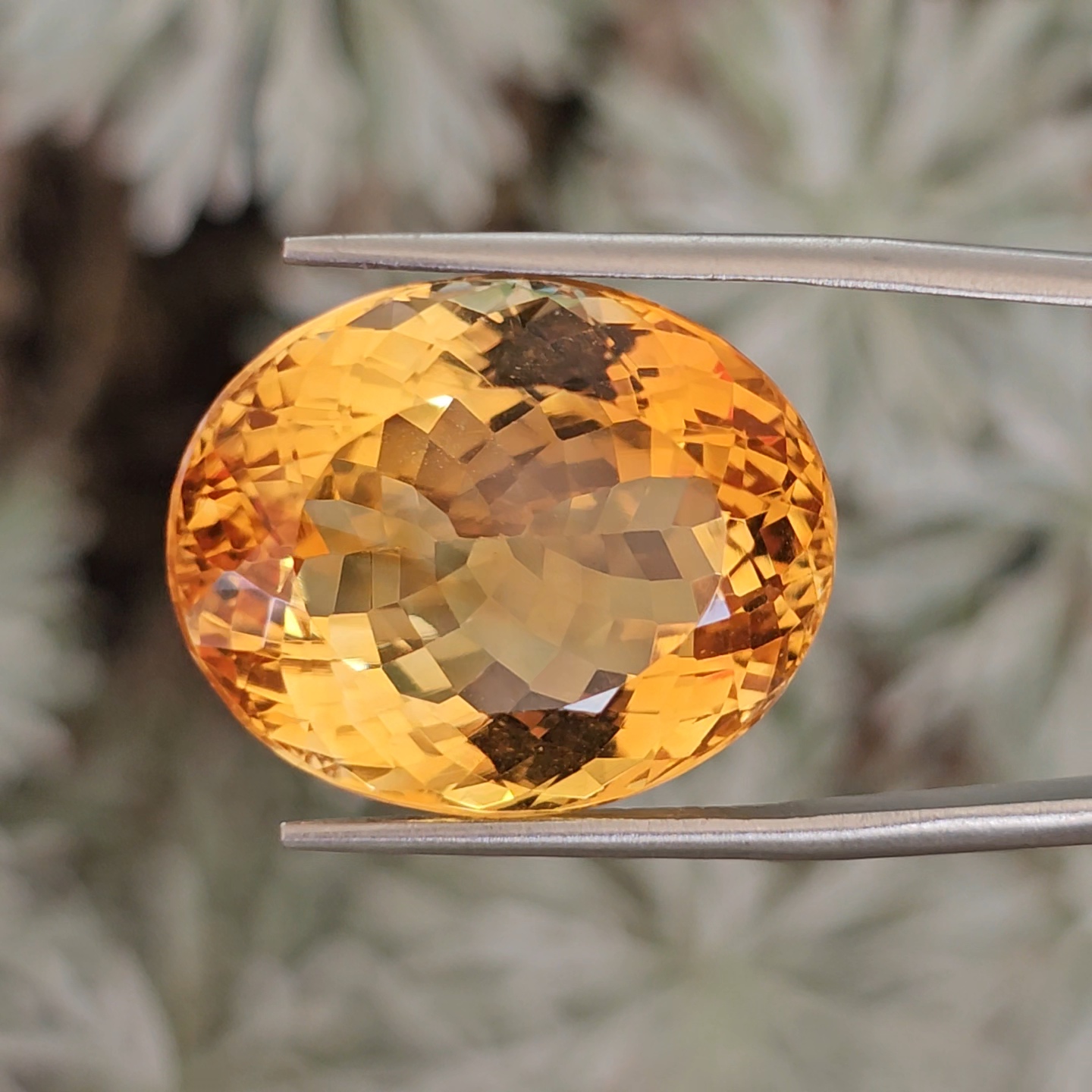 พลอย ซิทริน Citrine 32.66 กะรัต (Cts.) พลอยแท้ อัญมณีมงคลประจําวันเกิด เครื่องประดับพลอย