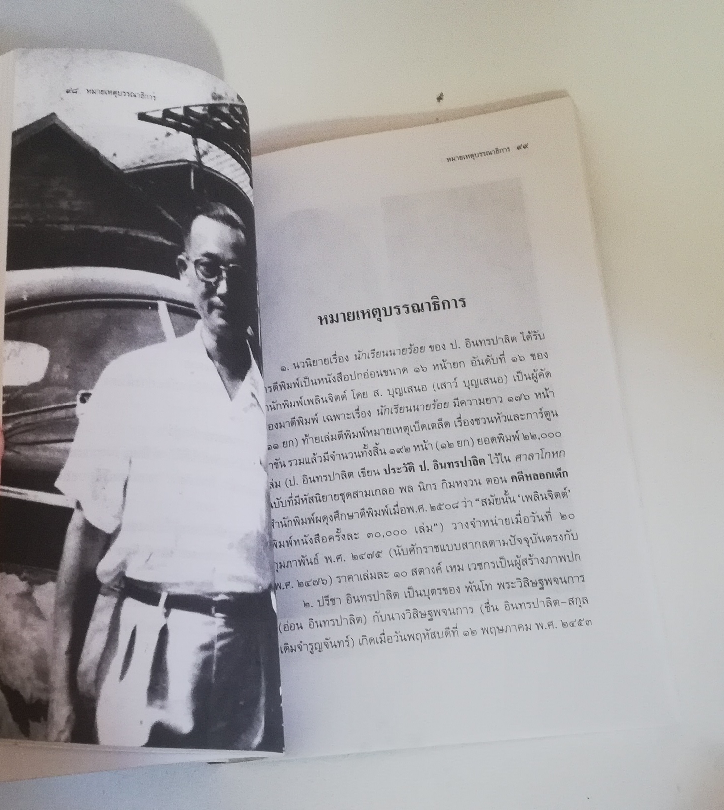 มีหลายภาพ, หนังสืออัตชีวประวัติ "ป.อินทรปาลิด นักประพันธ์เอกผู้เขียนหนังสือได้ทุกรส โดย พลตระเวน พิมพ์ครั้งที่ 2 สำนักพิมพ์แสงดาวพ.ศ 2544 หนังสือเก่ามีรอยบ้างตามภาพ