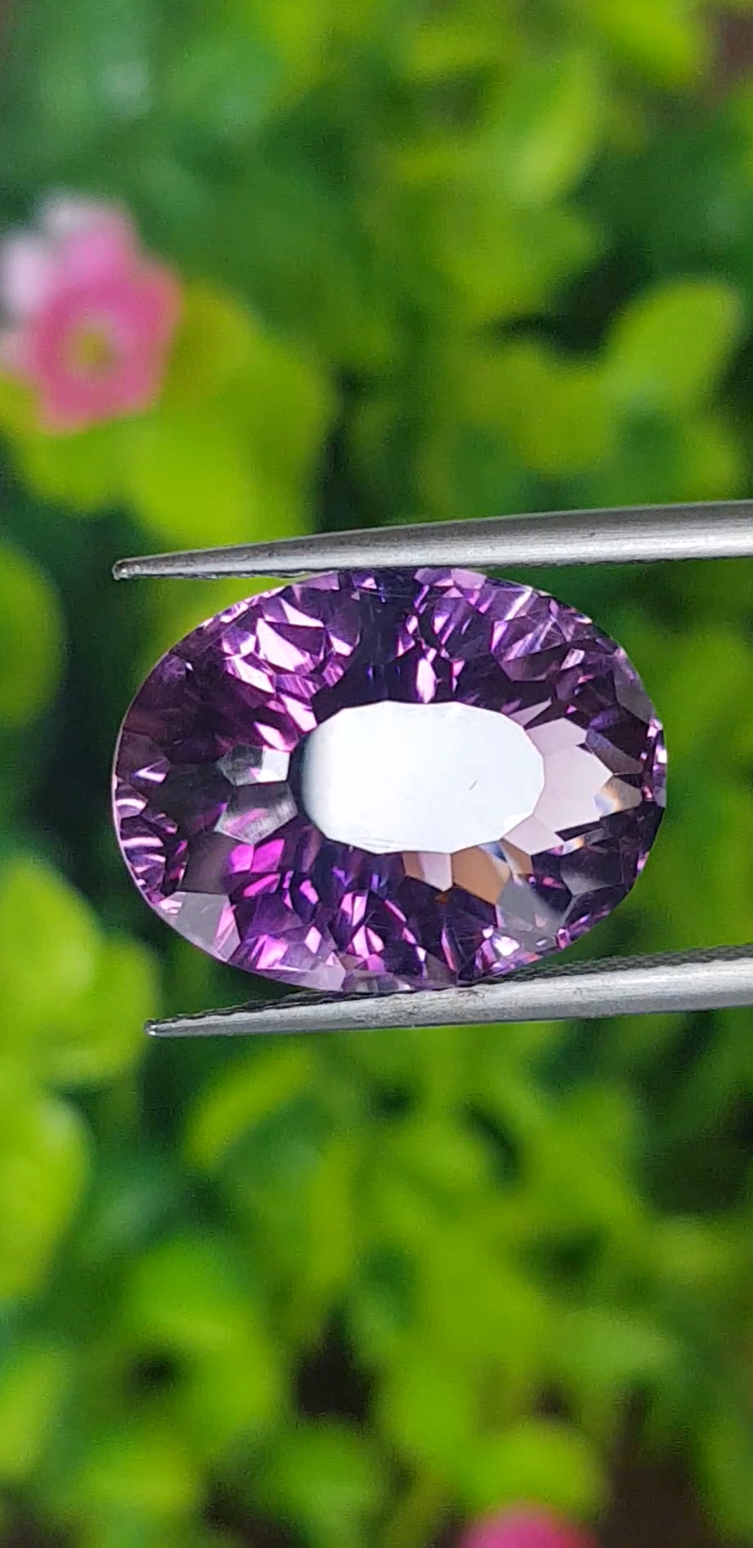 พลอย อเมทิส Amethyst 10.80 กะรัต (Cts.) พลอยแท้ อัญมณีมงคลประจําวันเกิด เครื่องประดับพลอย