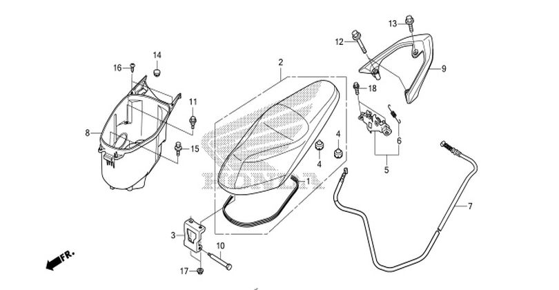 สมุดภาพอะไหล่แท้ฮอนด้าAT คลิก125ไอปี12(ตัวอย่าง/ไม่ได้ขาย)