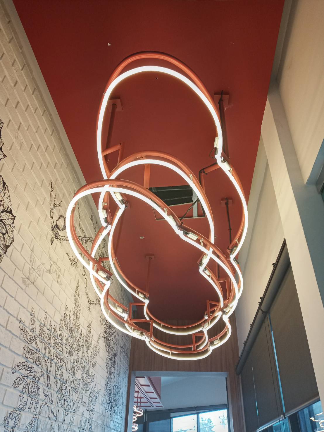 งานป้ายไฟนีออนดัดรูปเมฆ