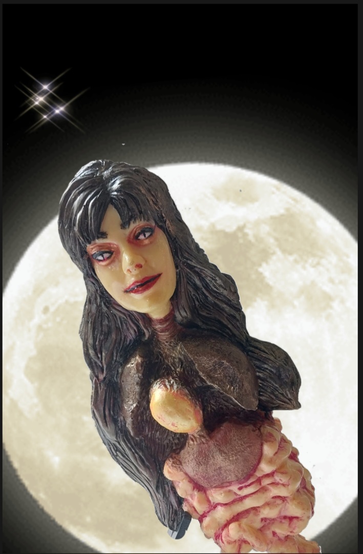 Handmade model ,ฟิกเกอร์ 1:4 ผีกระสือ ,Sweetie Pussy Devil พร้อมฐาน (ไม่ประกอบ)
