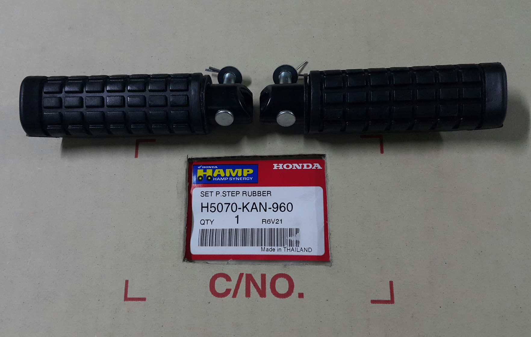 พักเท้าหลังซ้าย/ขวา(H) โซนิค125/โนวา/แดซ