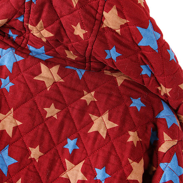 เสื้อโค้ทกันหนาววินเทจ ผ้าทอลายดาว มีฮู้ดซับผ้าขนนุ่ม (11749LM)