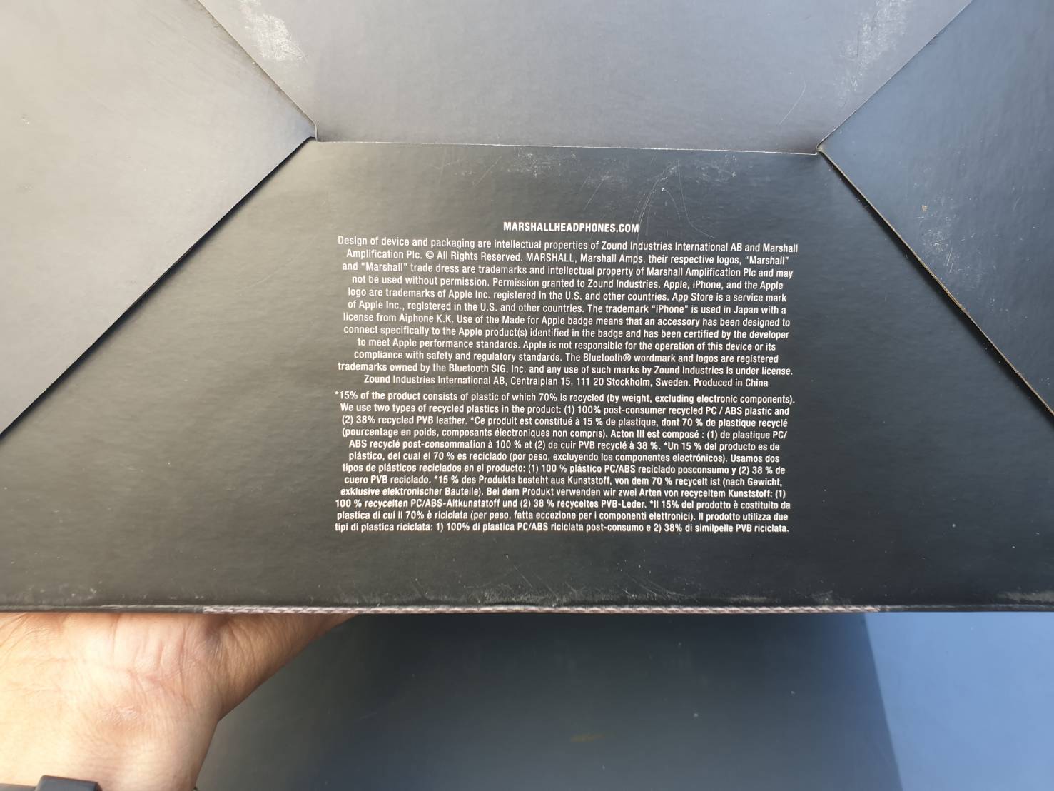 ลำโพง Mashall Action III สภาพดีมากมีกล่องศูนย์ไทย