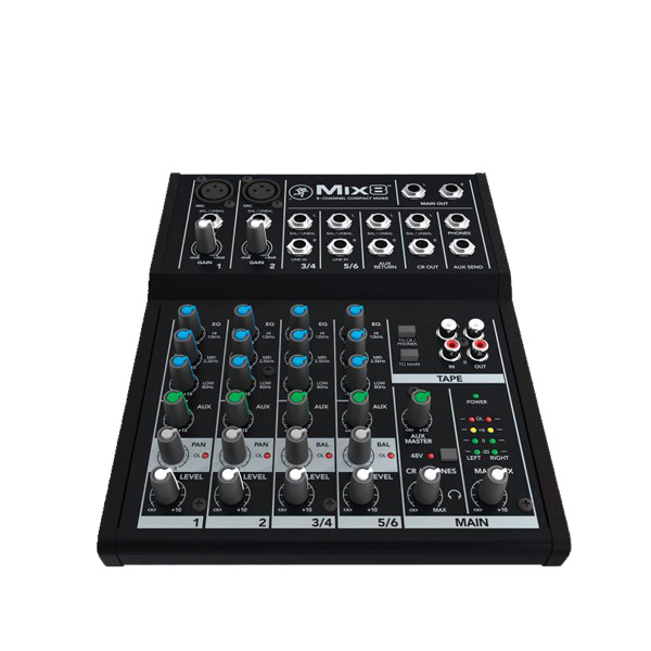MACKIE MIX8 เครื่องผสมสัญญาณเสียง อนาล็อก 8 ชาแนล