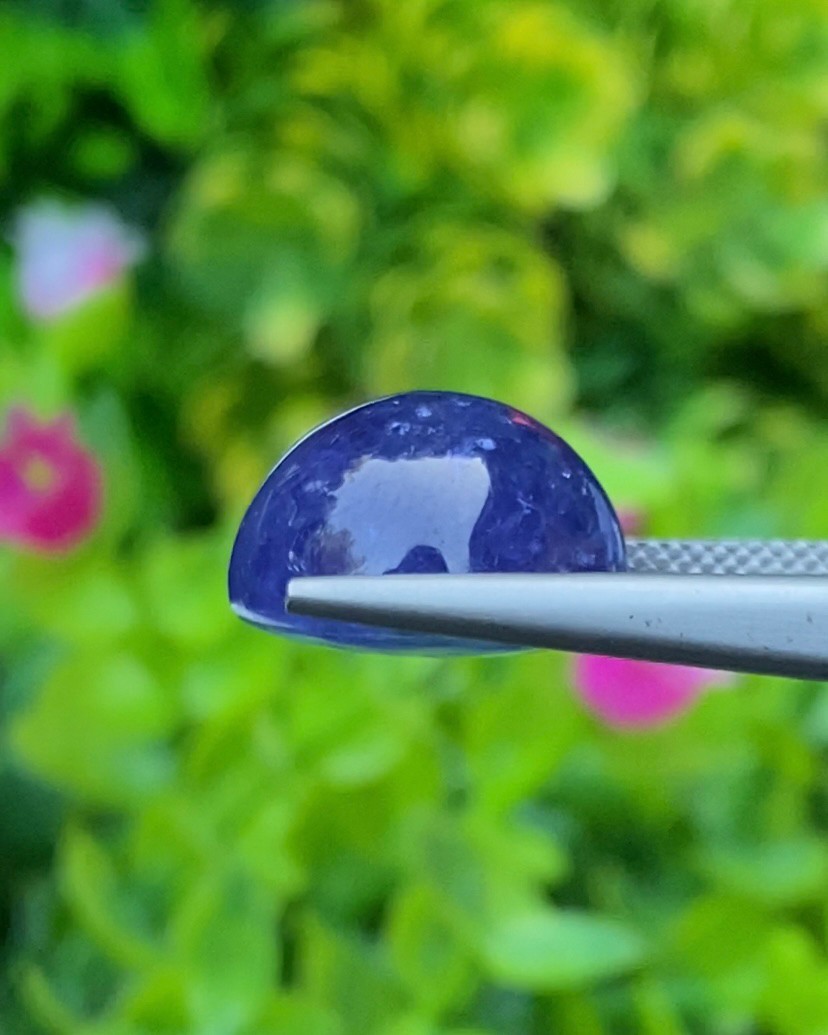 พลอย แทนซาไนท์ Tanzanite 16.92 กะรัต (Cts.) พลอยแท้ อัญมณีมงคลประจําวันเกิด เครื่องประดับพลอย