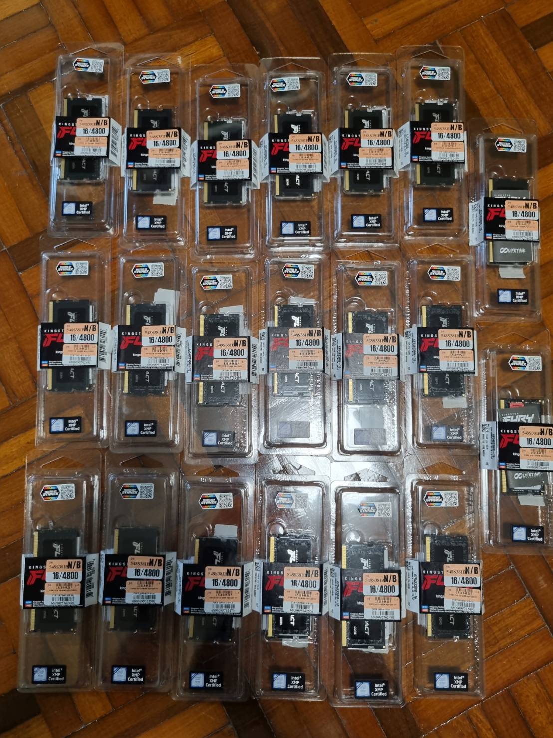 Ram Notebook 16GB (16GBx1) DDR5 4800MHz SO-DIMM RAM (หน่วยความจำ) KINGSTON FURY (KF548S38IB-16)ของใหม่ มี 20 ตัว