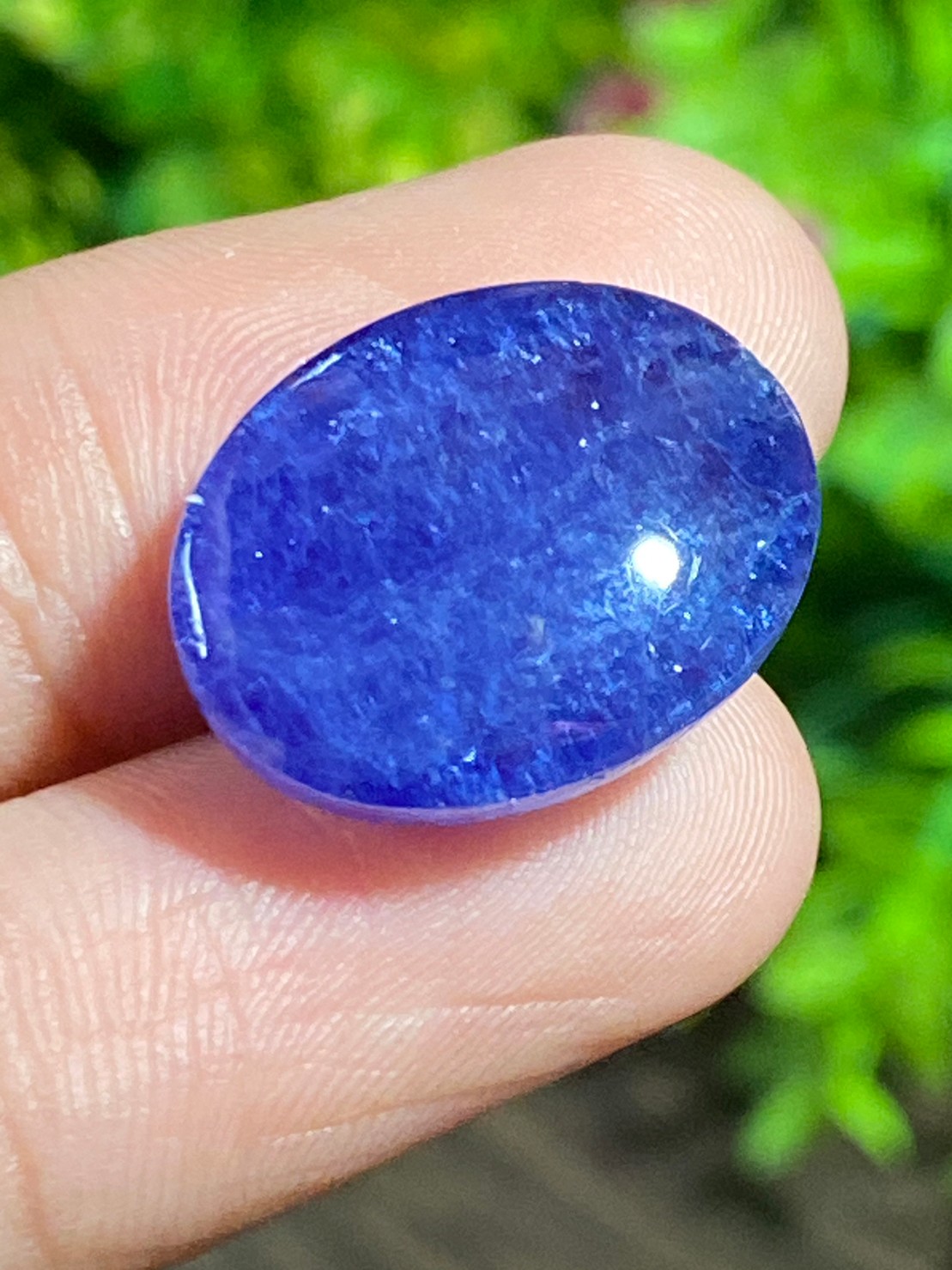 พลอย แทนซาไนท์ Tanzanite 25.16 กะรัต (Cts.) พลอยแท้ อัญมณีมงคลประจําวันเกิด เครื่องประดับพลอย