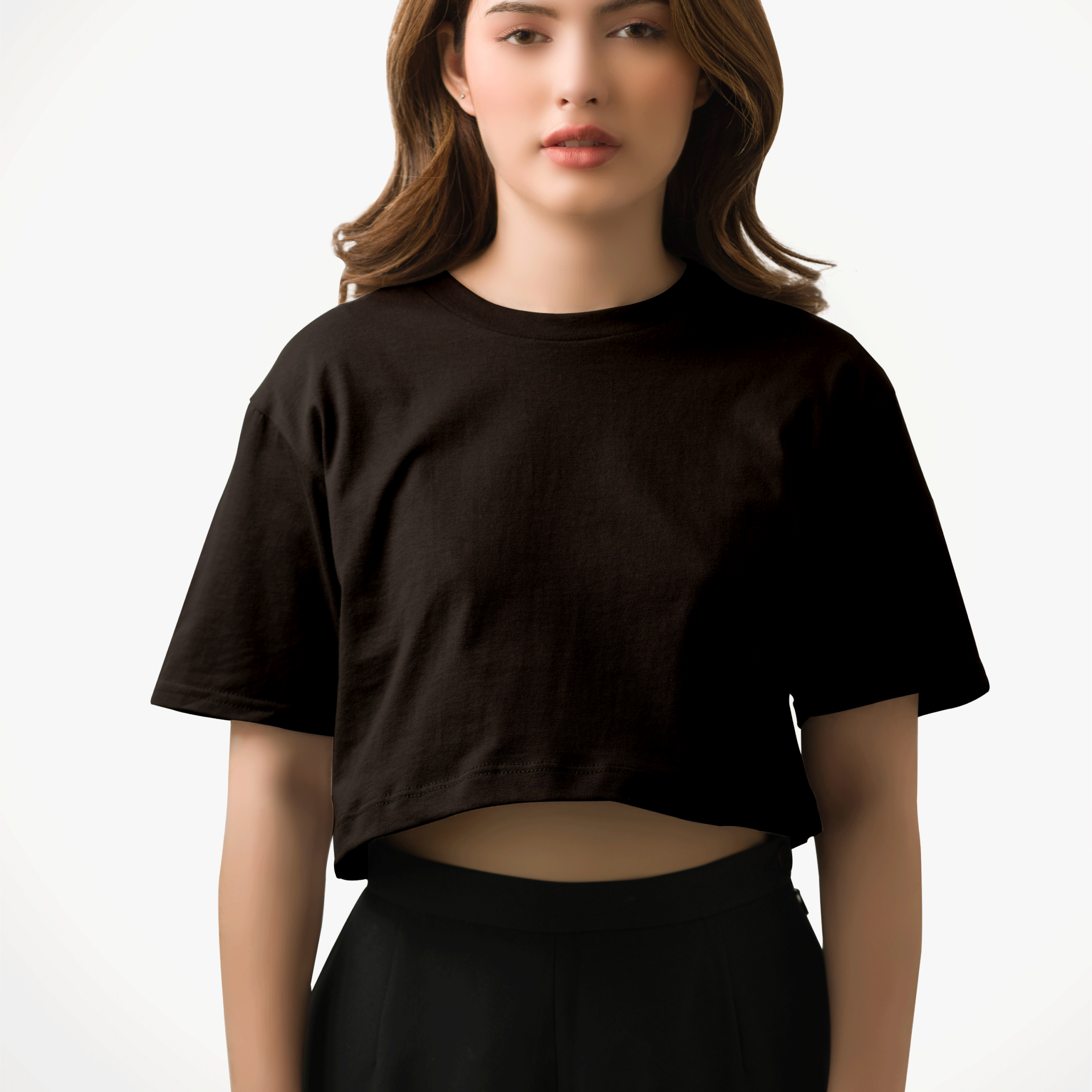 เสื้อยืด GILDAN 76C00 แคชชวล ครอป แขนสั้น