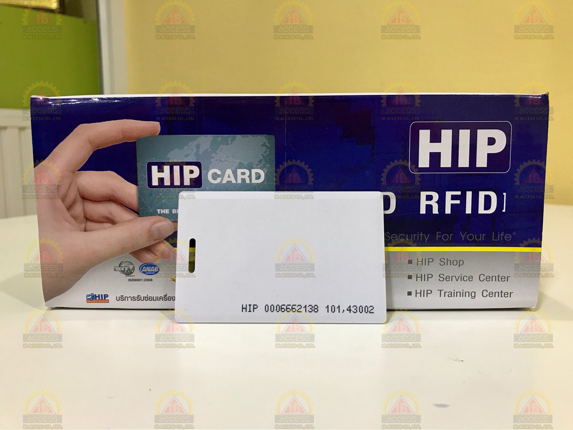 บัตรคีย์การ์ด Proximity Card แบบหนา 1.8 mm. ID 125KHz. ยี่ห้อ HIP (ไม่เรียงเลข) ไม่มีขั้นต่ำ