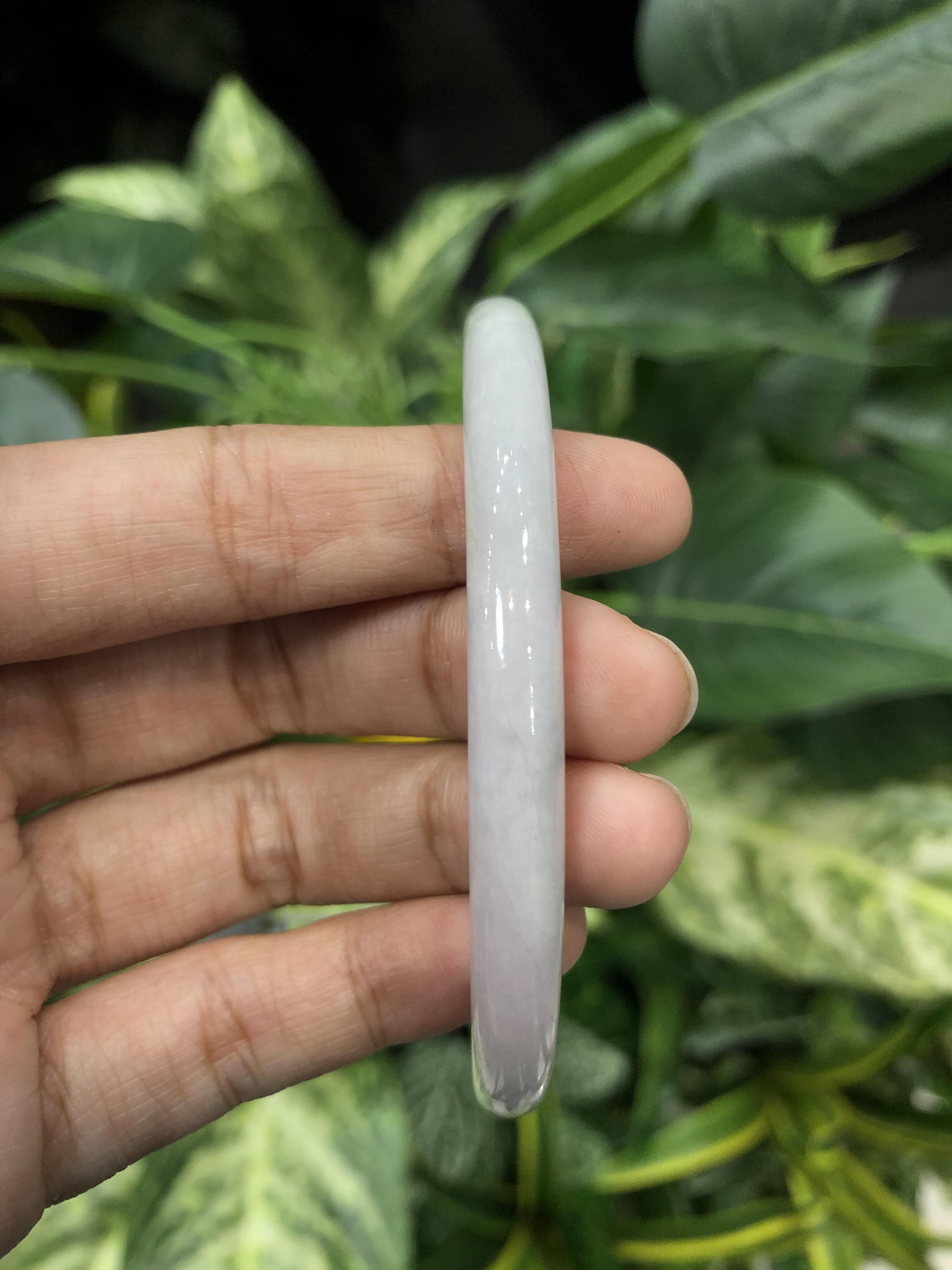 J05C0107 หยก พม่า แท้ Jade กำไลหยก 63 มม. (Jade bracelet) พม่า (Myanmar)