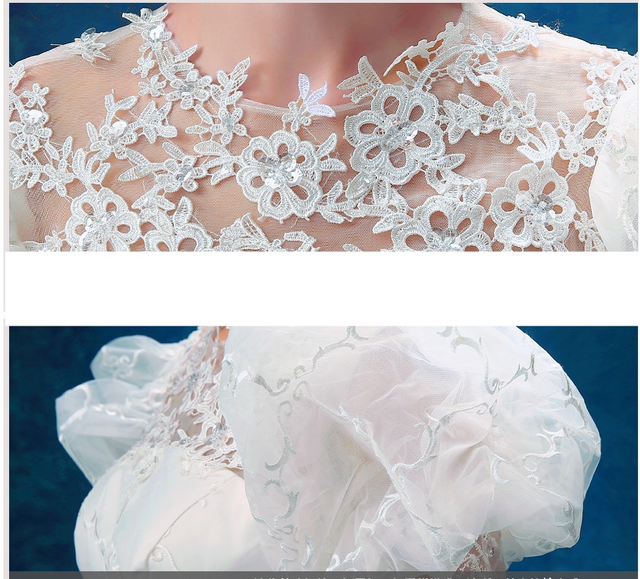 ชุดแต่งงาน แขนตุ๊กตา