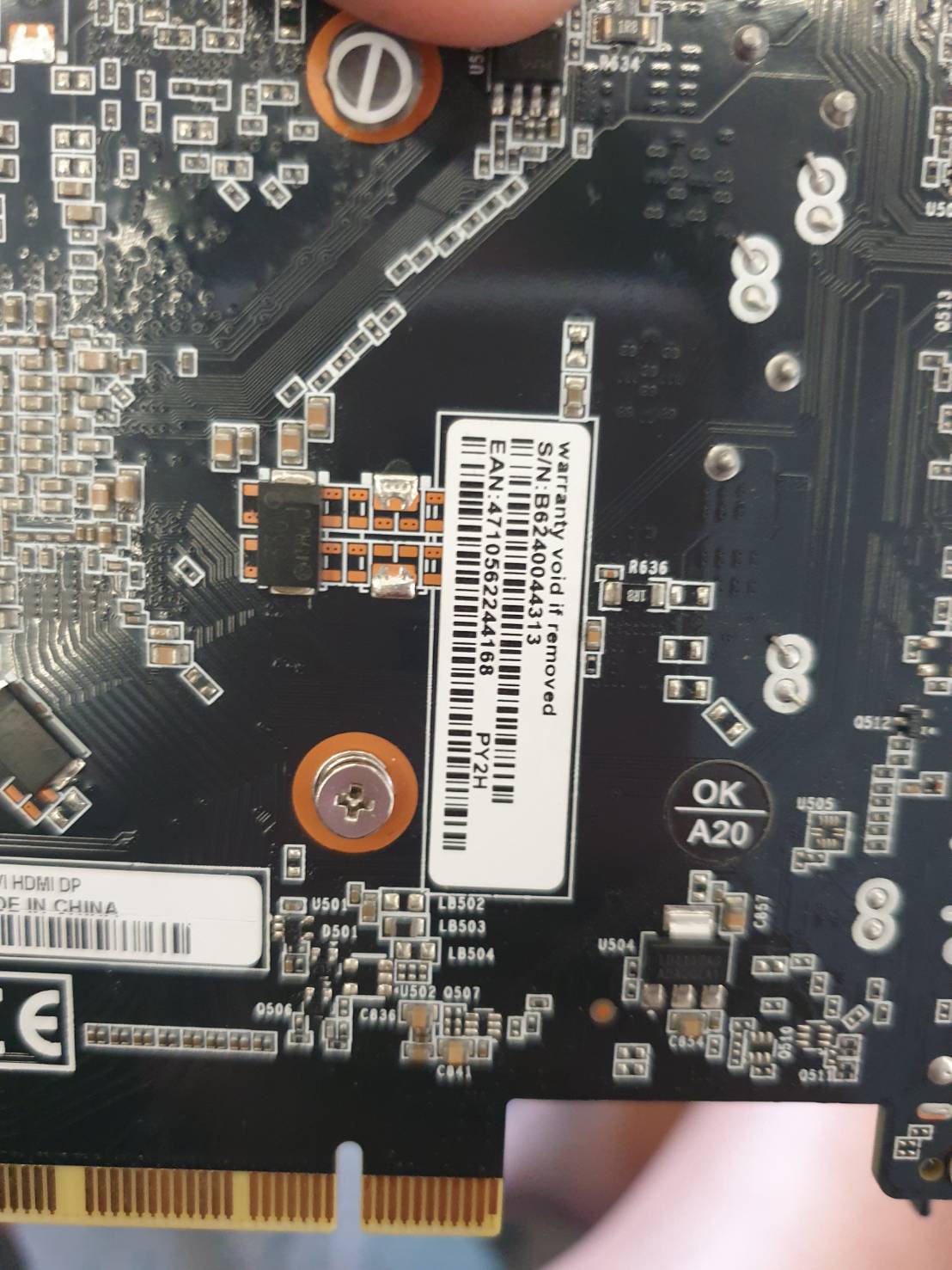 Graphic Card Rtx 3050 Palit Stormx 6GB DDR6 ประกันเหลือ