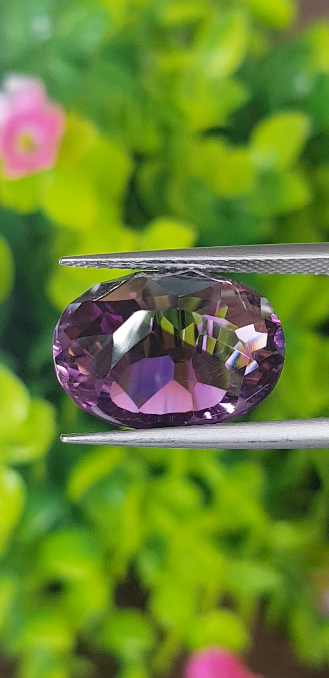 พลอย อเมทิส Amethyst 10.80 กะรัต (Cts.) พลอยแท้ อัญมณีมงคลประจําวันเกิด เครื่องประดับพลอย