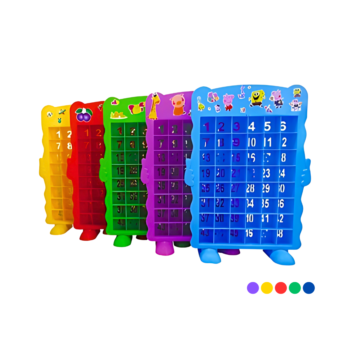 ชั้นวางเเก้วเด็ก ชั้นวางแก้วน้ำ 48 ช่อง Kids Glass Shelf 48 Spots Glass Shelf
