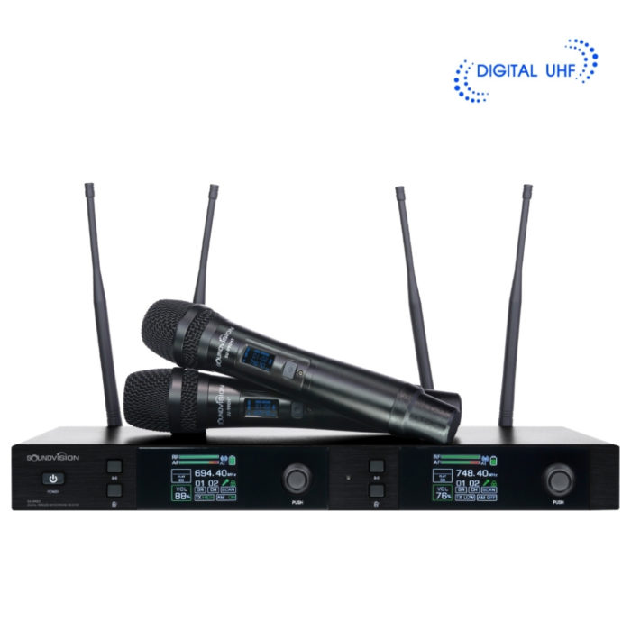 SOUNDVISION SU-990D/HT ชุดไมค์ลอย ดิจิตอล มือถือคู่ ย่าน UHF