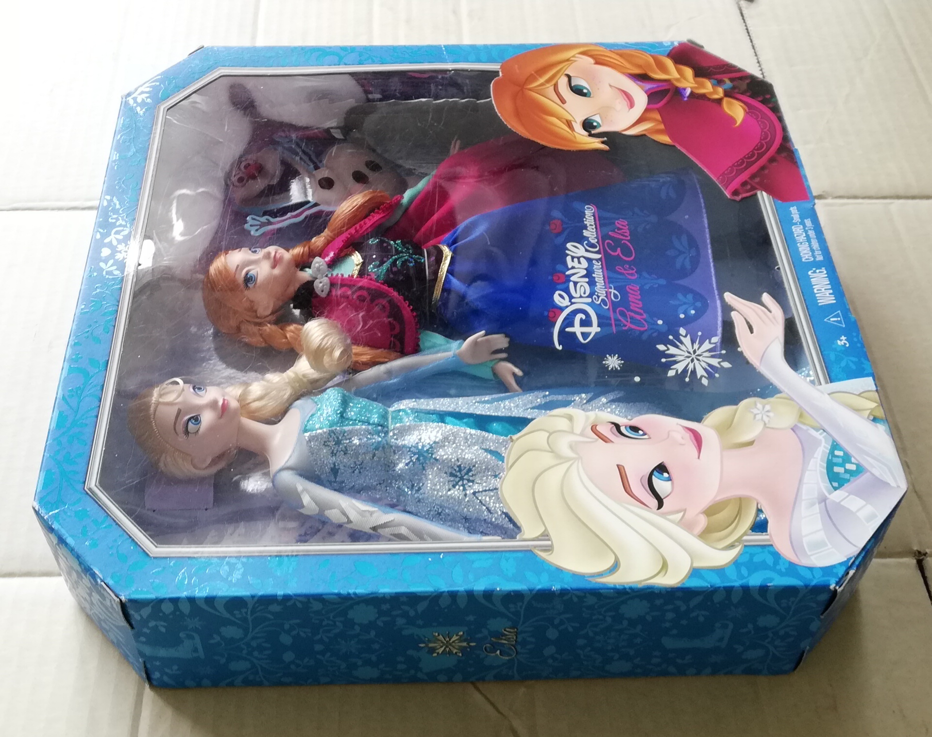 ของสะสมในแพ็ค Disney Princess, Frozen#1 เจ้าหญิงดิสนีย์ โฟรเซ่นภาคแรก Frozen เซ็ทเจ้าหญิงเอลซ่าและเจ้าหญิงแอนนา Elza and Anna, ลิขสิทธิ์ แมทเทลMattel, เก่าเก็บ เก่าเก็บแพ็คมีตำหนิบ้าง