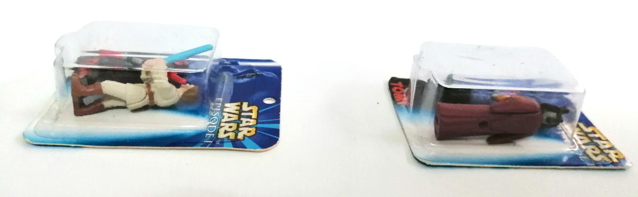 ของเล่นสตาร์วอส์ Star Wars แพคจิ๋๋ว ขนาดเล็กของTOMY ของเก่าไม่ค่อยพบเจอที่ไหน ขายคู่