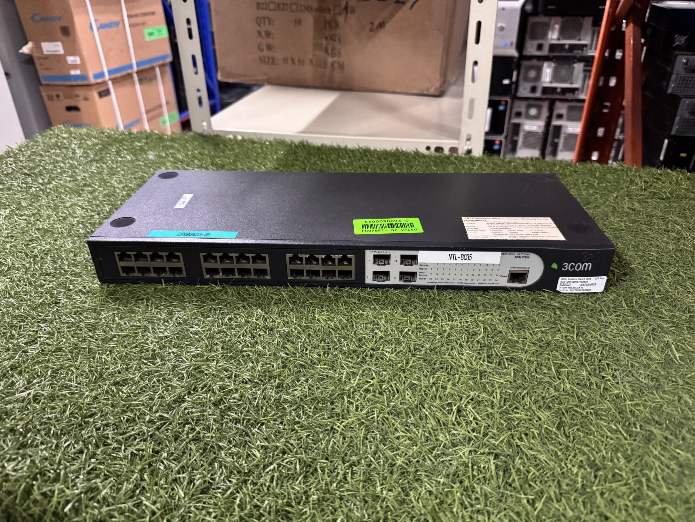 Switch 3Com Baseline 2924 3CBLSG24 24-Port