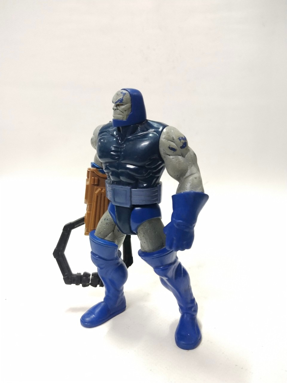 AFC แอคชั่นฟิคเกอร์ ดาร์คไซด์ ตัวร้ายฝั่ง DC ศัตรูของ จัสติสลีค ( JLA) ยางตัน ขนาดตามรูป มือสองเก่าเก็บตามสภาพ มีรอยถลอกหลายแห่งตามรูป