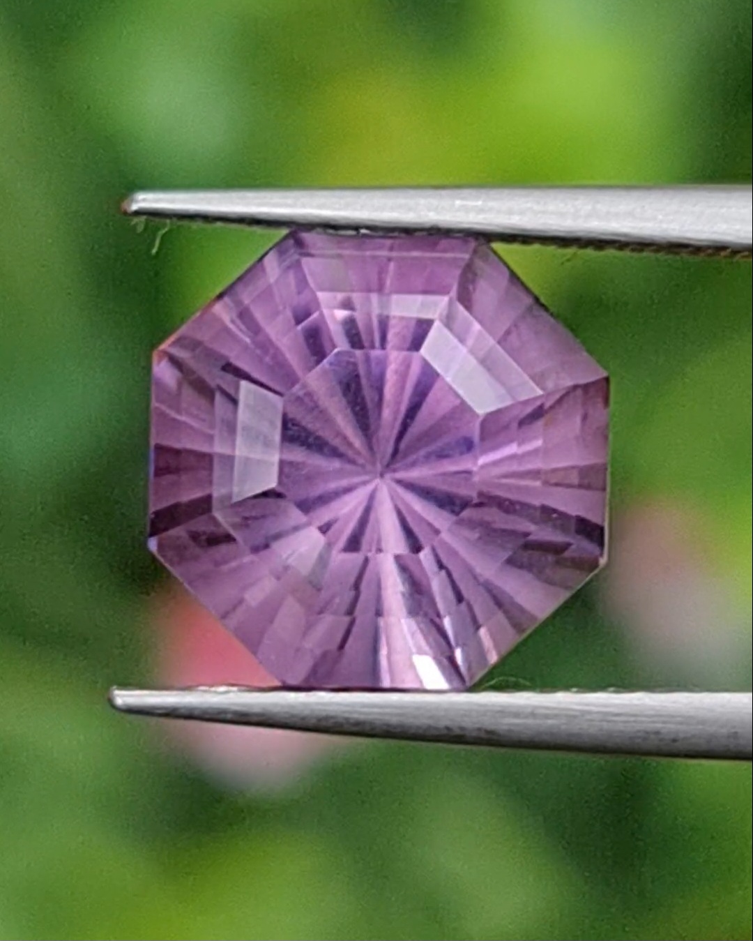 พลอย อเมทิส Amethyst 4.68 กะรัต (Cts.) พลอยแท้ อัญมณีมงคลประจําวันเกิด เครื่องประดับพลอย