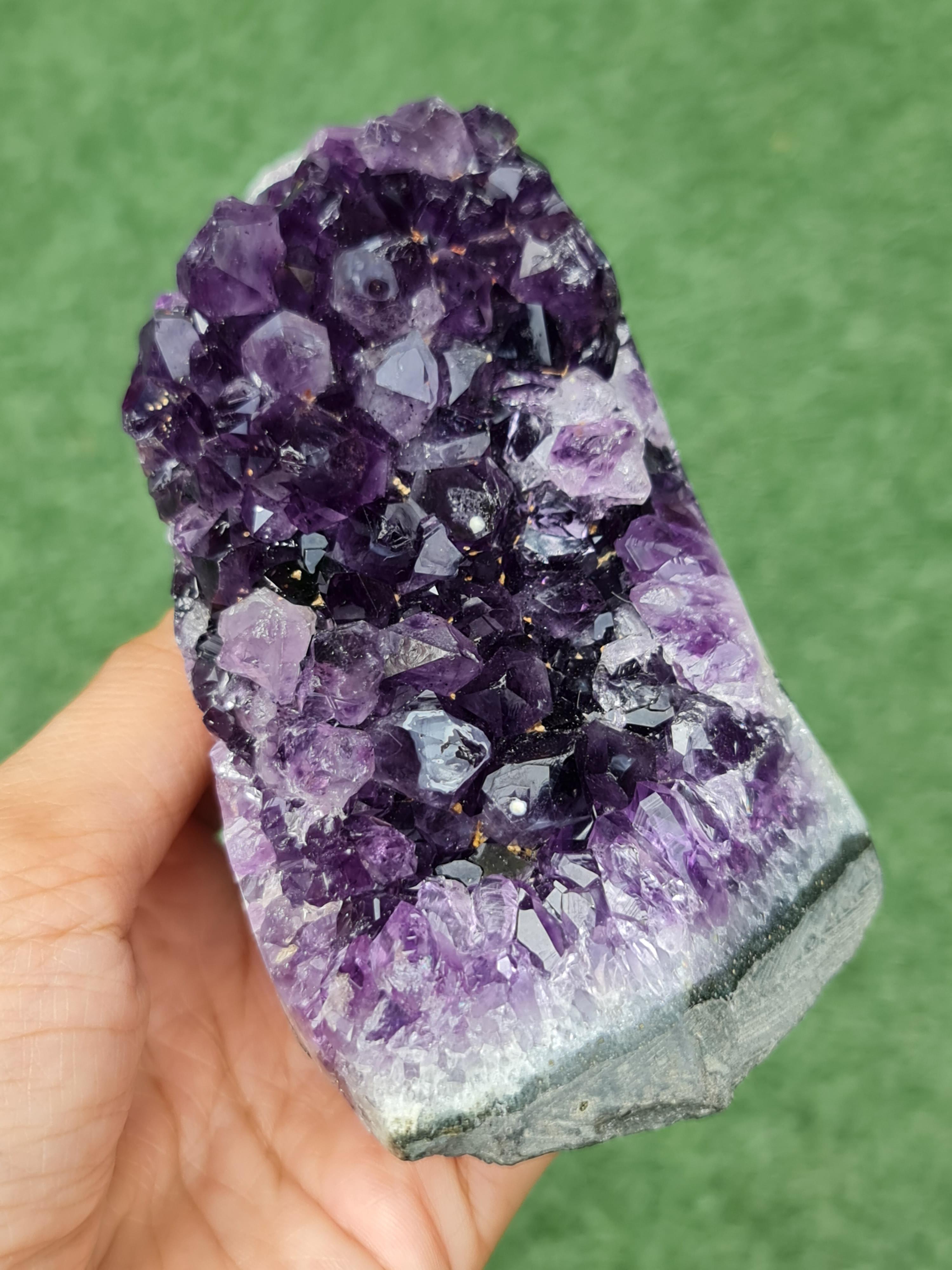 ก้อน ผลึก อเมทิส จีโอด Amethyst Geode 511 กรัม (grams.) พลอยแท้ อัญมณีมงคลประจําวันเกิด เครื่องประดับพลอย