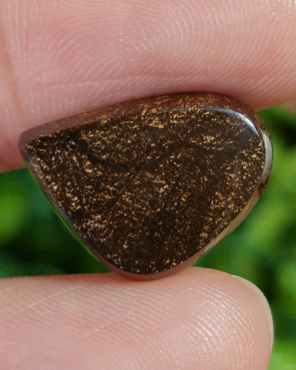 พลอย โบลเดอร์ โอปอล ออสเตรเลีย Australian Boulder Opal 8.80 กะรัต (Cts.) พลอยแท้ อัญมณีมงคลประจําวันเกิด เครื่องประดับพลอย