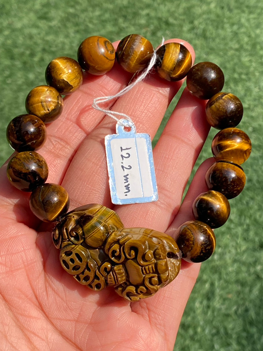 กำไลพลอยแท้ ไทเกอร์อาย Tiger eye Bracelet