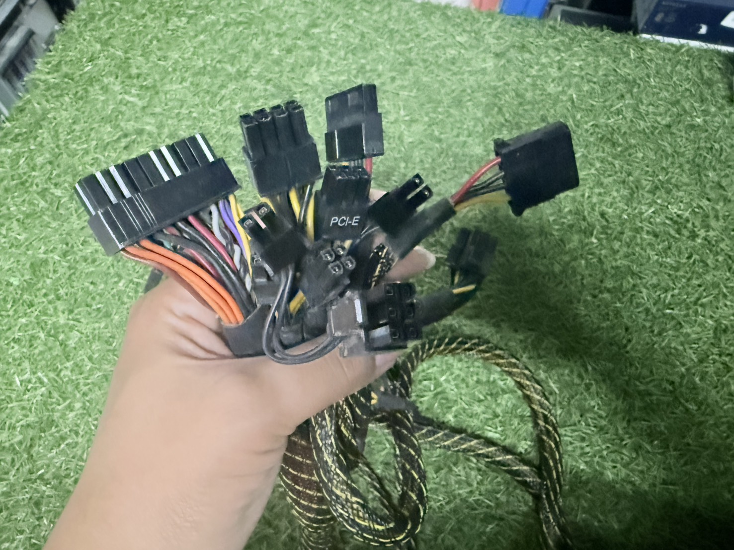 POWER SUPPLY Cobra RX-1200AE-B 1200W สายตามรูป