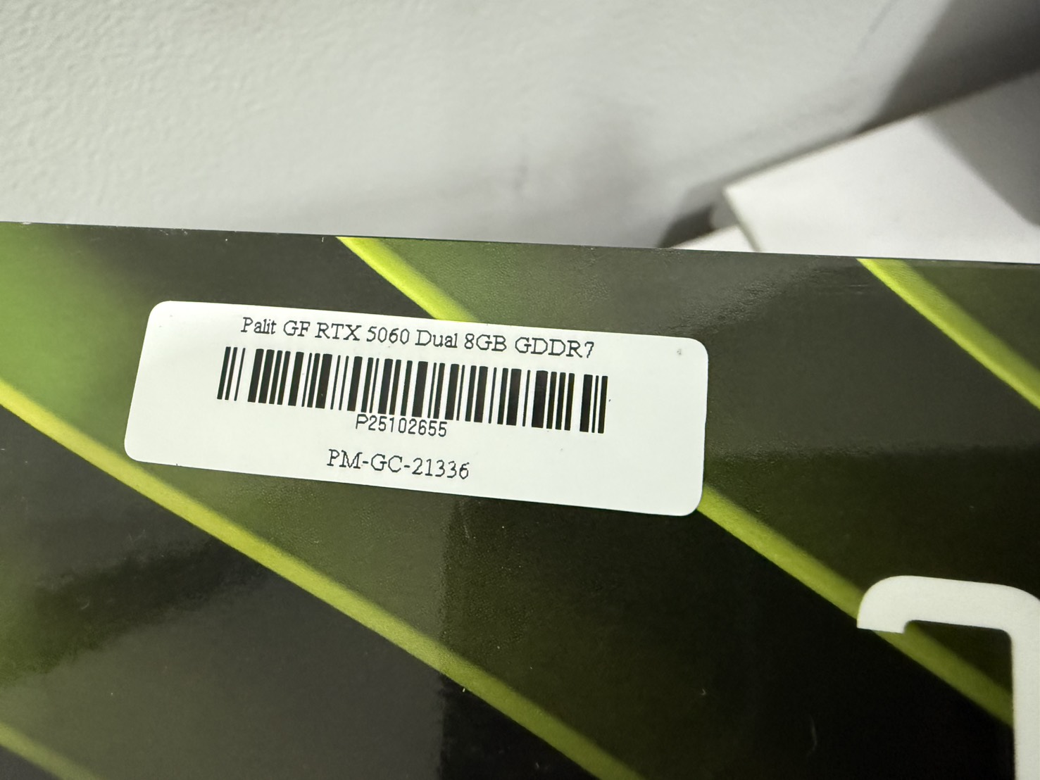 Graphic Card Palit GF RTX 5060 Dual 8GB GDDR7 ประกันศูนย์ JIB 20/07/2571