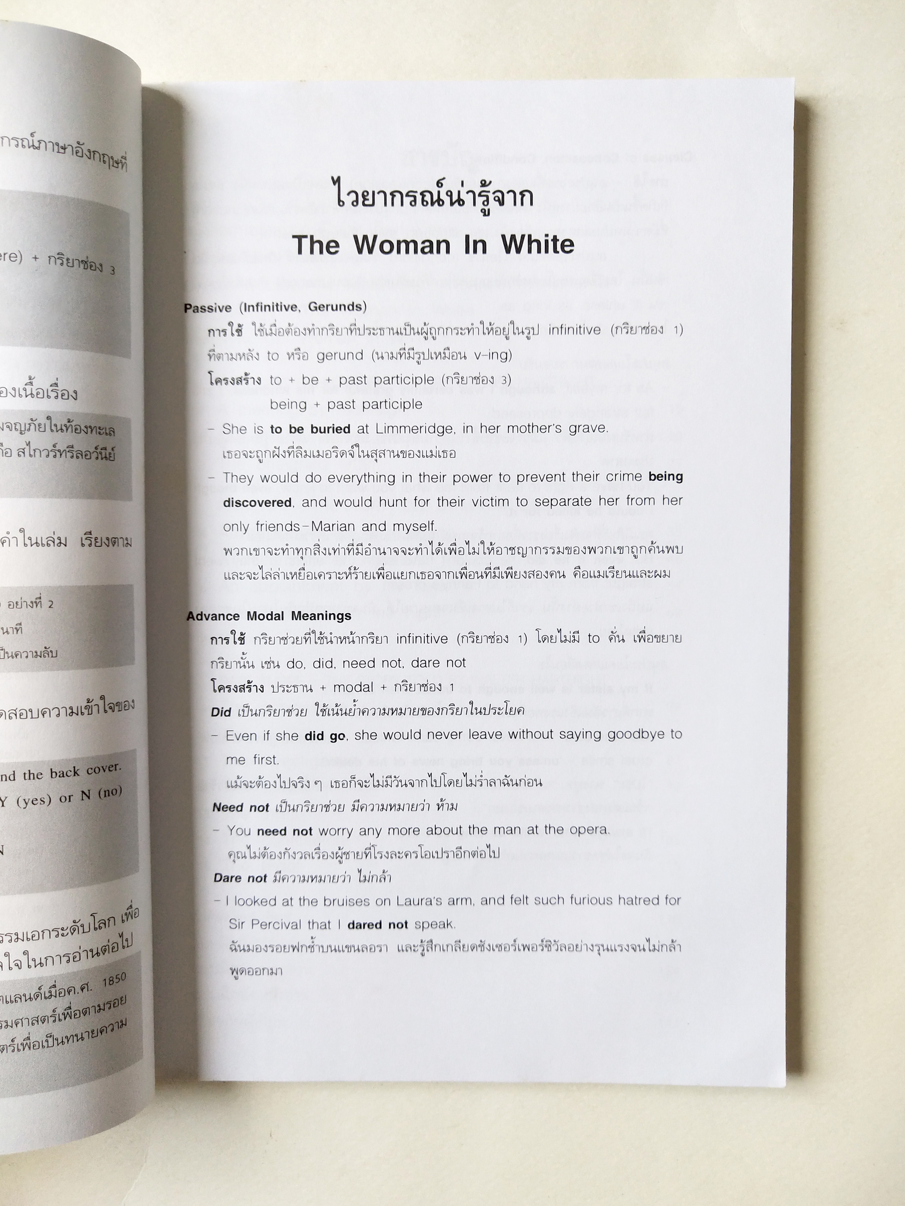 หนังสือเรียนเก่าอ่านนอกเวลา ,OXFORD BOOKWORMS LIBRARY ประเภท ระทึกขวัญและผจญภัย The Woman in White ปริศนาหญิงชุดขาว โดย Wilkie Collins เรียบเรียง โดย Richard G Lewis ภาพปก โดย วิรียนันท์ บุญหล้า ภาพประกอบโดย Kanako Damerum และ Yuzuru Takasaki