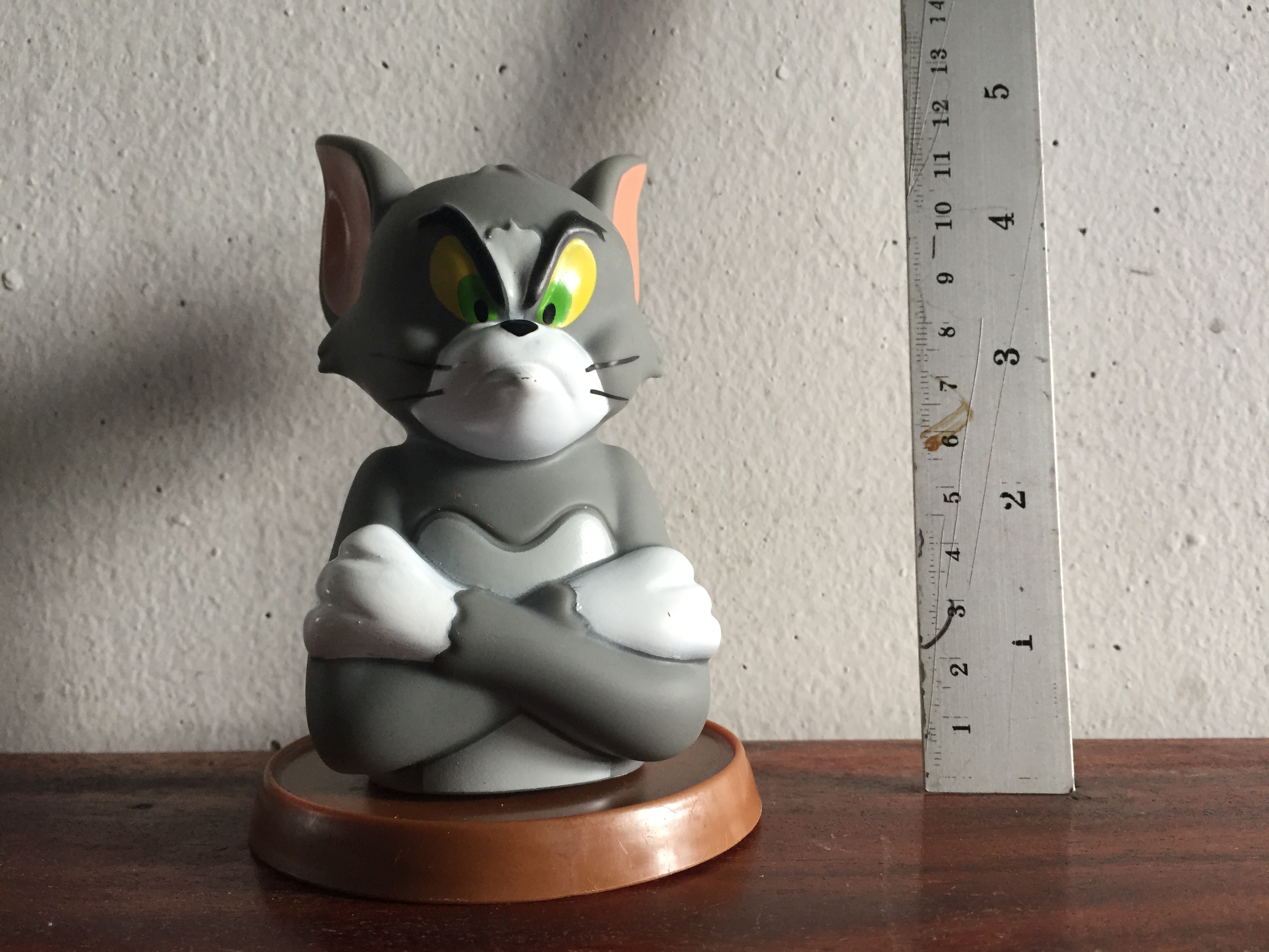 ท็อปเปอร์ แก้วน้ำ EGV บัซครึ่งตัว TOM จากเรื่อง TOM & JERRY งานเก่าเก็บ