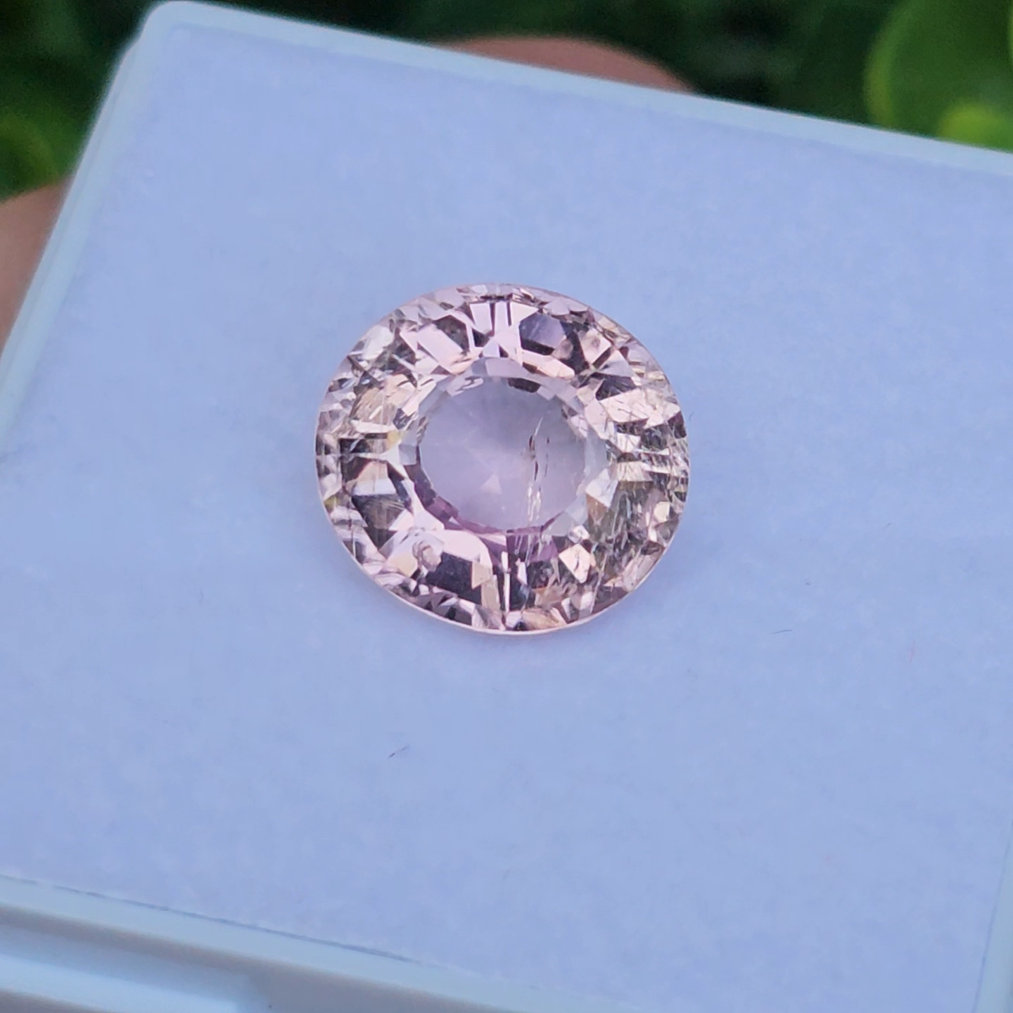 พลอย ทัวร์มาลีน Tourmaline 6.73 กะรัต (Cts.) พลอยแท้ อัญมณีมงคลประจําวันเกิด เครื่องประดับพลอย