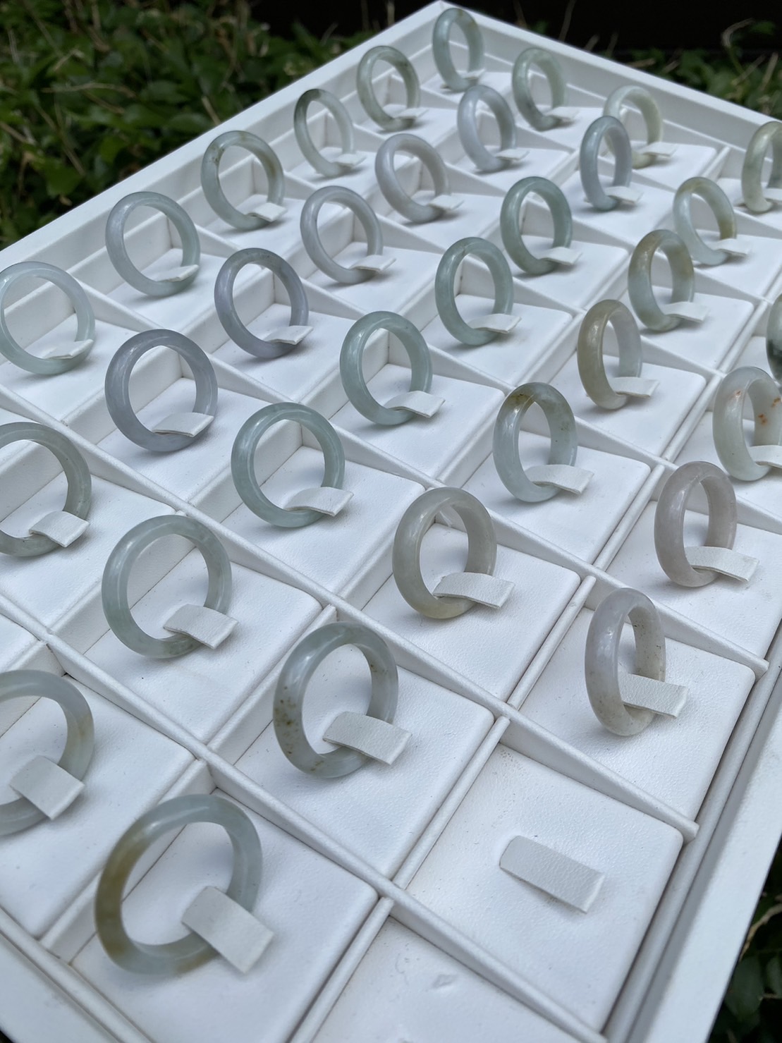 แหวนหยก (jadeite) Size 60 หยก พม่า แท้ (Myanmar Jade) Type A