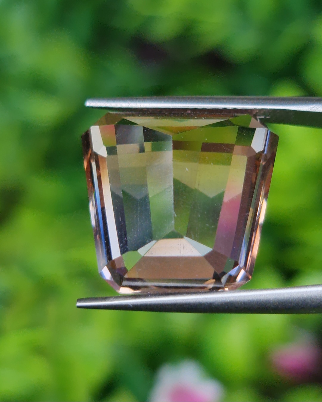 พลอย อเมทริน Natural Ametrine xx.xx กะรัต (Cts.) พลอยแท้ อัญมณีมงคลประจําวันเกิด เครื่องประดับพลอย