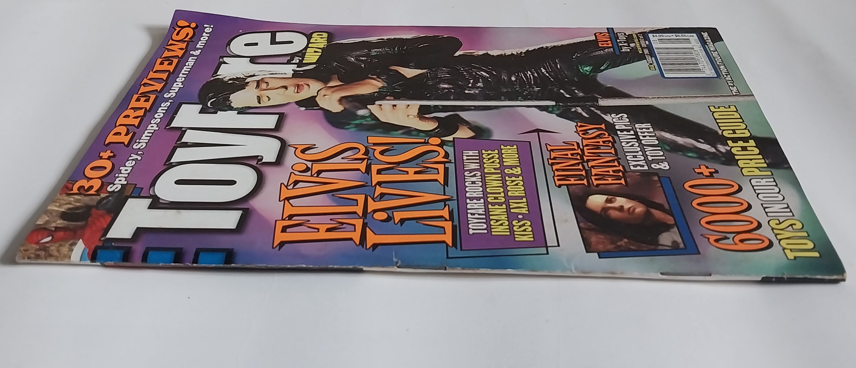 มีหลายภาพ หนังสือของเล่นของสะสม ภาษาอังกฤษ Toy Fare #48 August 2001 ปก เอลวิส เพรสลีย์**แถมภาพ Turn A Gundam