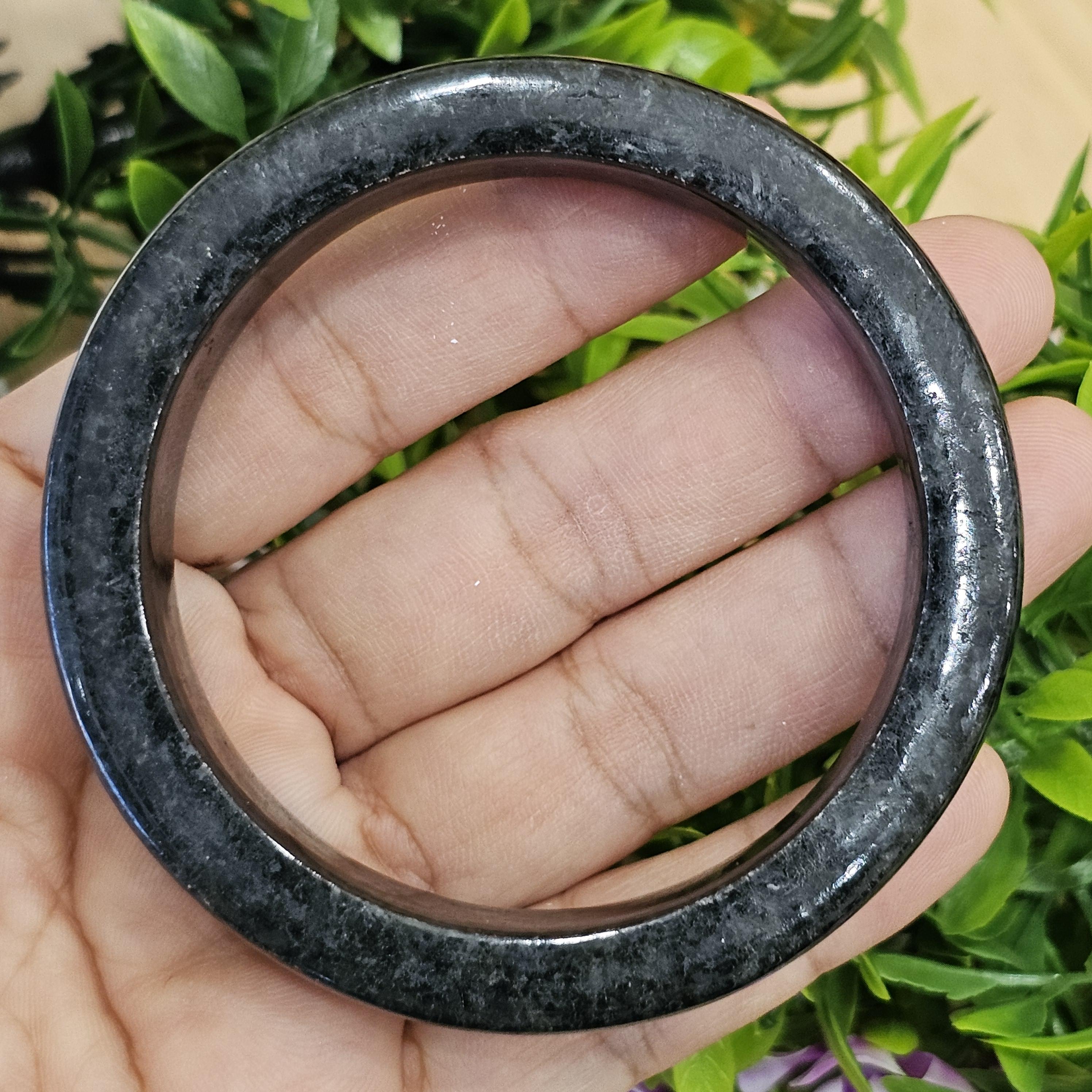 หยก พม่า แท้ Jade กำไลหยก (Jadeite bracelet) พม่า (Myanmar) 58.2 มม.