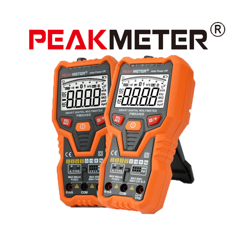 PEAKMETER auto range ดิจิตอลมัลติมิเตอร์แบบ NCV PM8248S