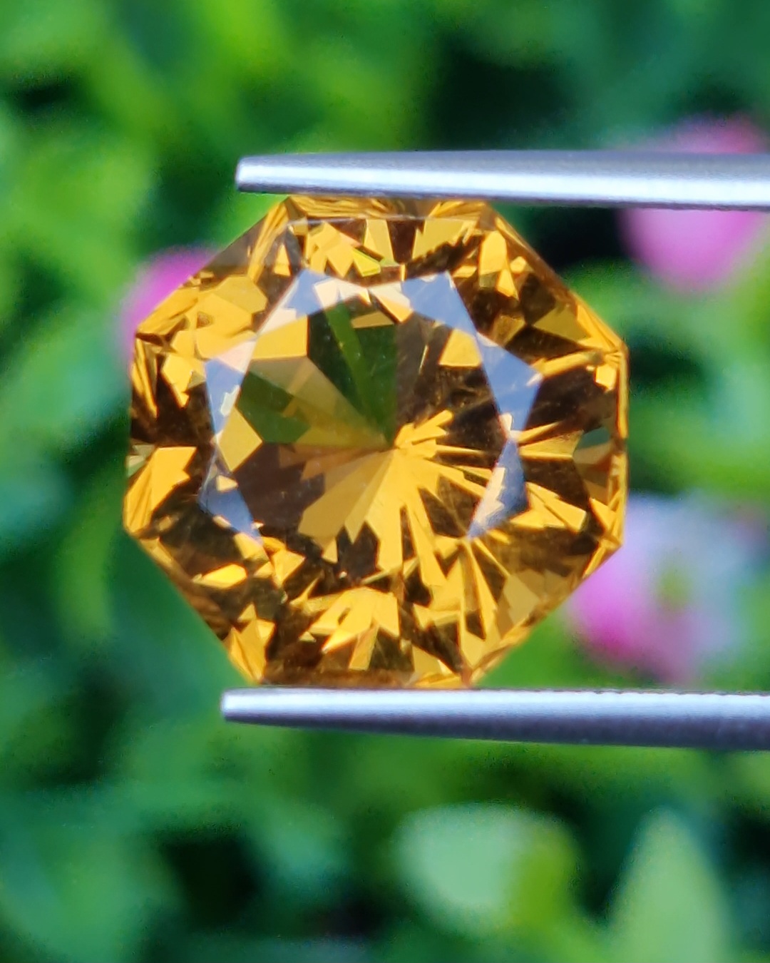 พลอย ซิทริน Citrine 10.03 กะรัต (Cts.) พลอยแท้ อัญมณีมงคลประจําวันเกิด เครื่องประดับพลอย