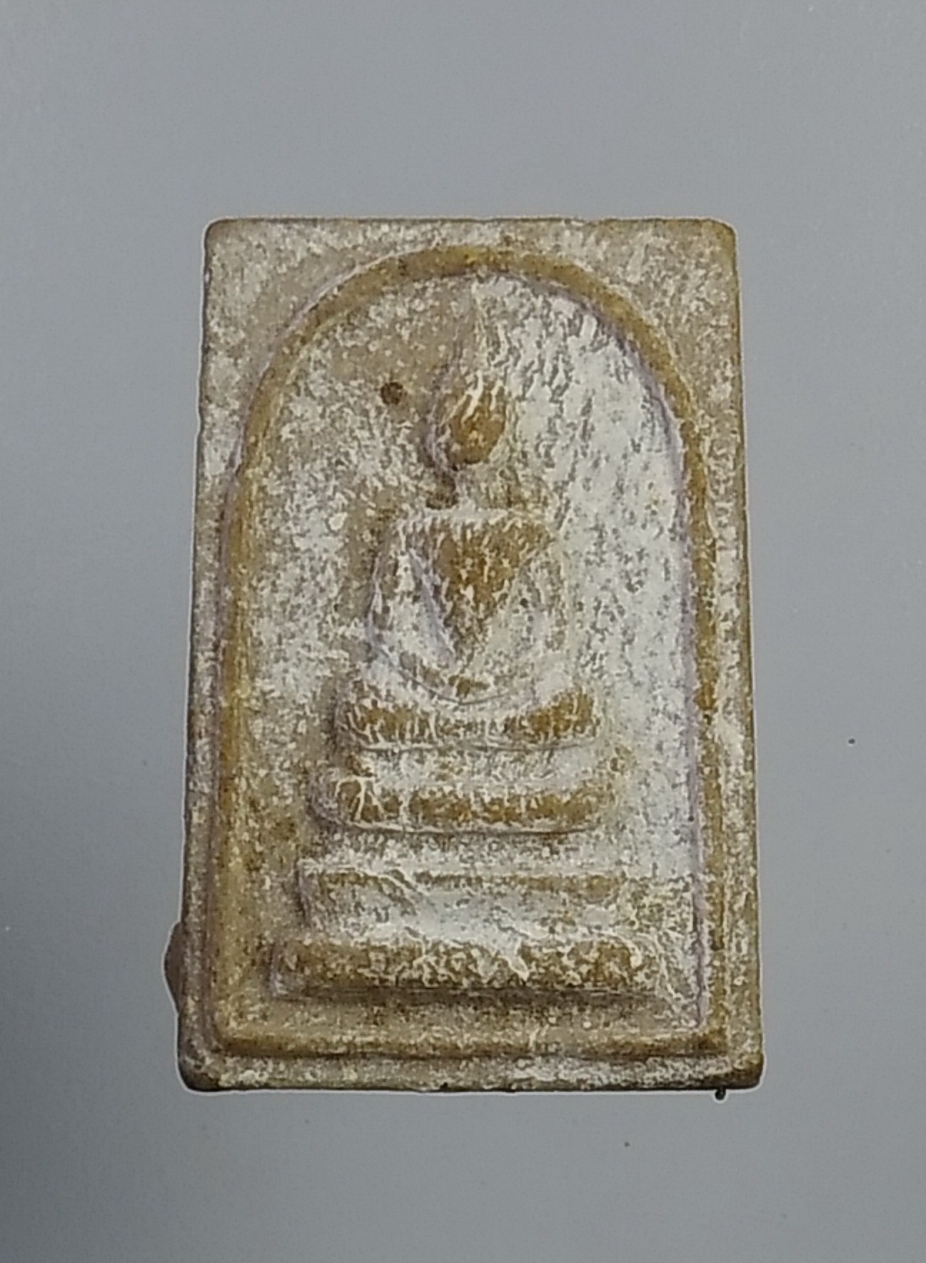 ผ1272 พระสมเด็จคะแนน เนื้อผงน้ำมัน หลวงพ่อแพ วัดพิกุลทอง จ.สิงห์บุรี 100ปี