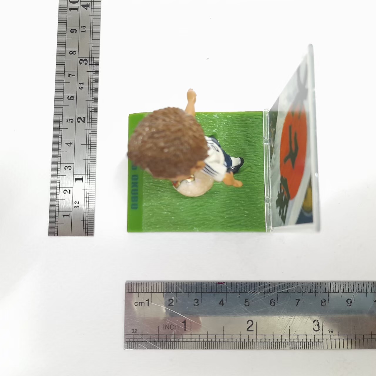 ฟิกเกอร์ นักบอล ทีมญี่ปุ่น junichi inamoto(ผมทอง) ขนาดตามรูป มีฐาน มีฉาก มือสอง สภาพดีมีรอยบ้าง