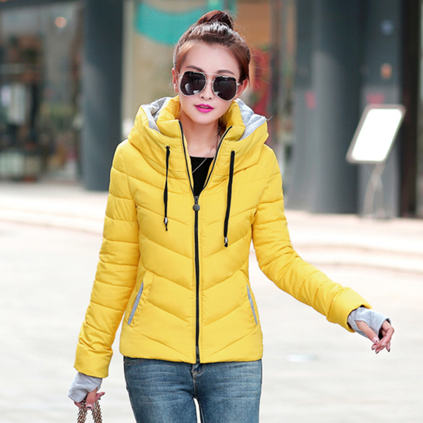 เสื้อโค้ทกันหนาวติดลบลุยหิมะได้ คอปิดซ้อนฮู้ด ทรงสลิม (12236X)