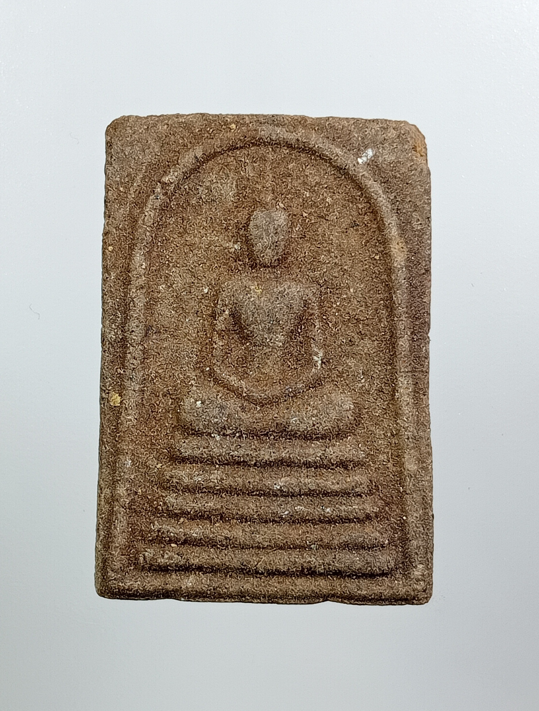 ผ3544 พระสมเด็จ เนื้อว่าน หลังยันต์ ไม่ทราบที่
