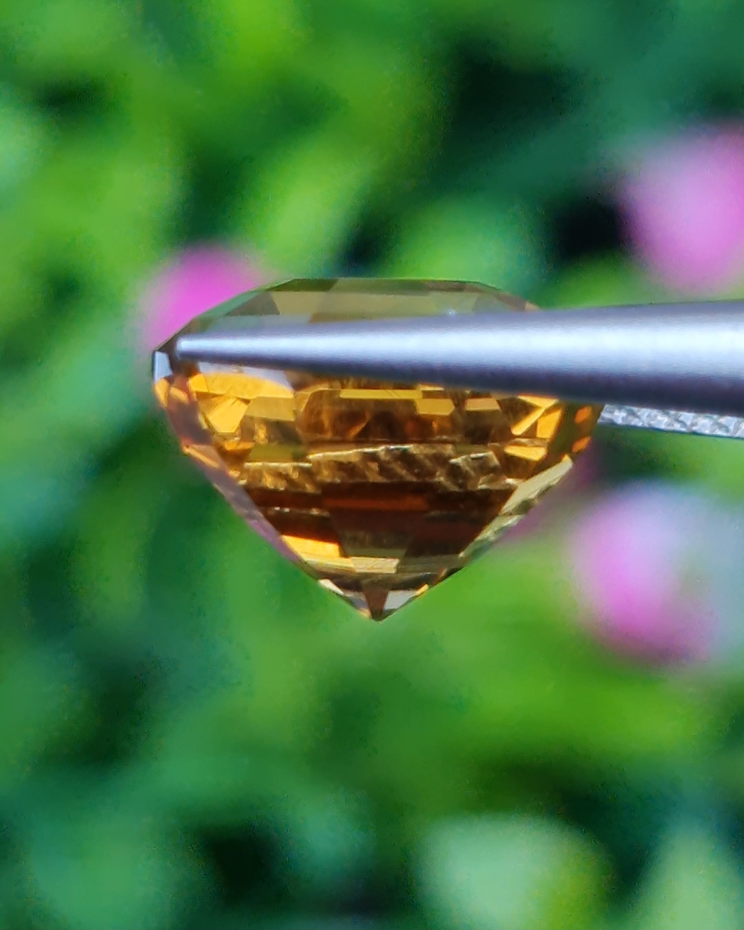 พลอย ซิทริน Citrine 6.82 กะรัต (Cts.) พลอยแท้ อัญมณีมงคลประจําวันเกิด เครื่องประดับพลอย