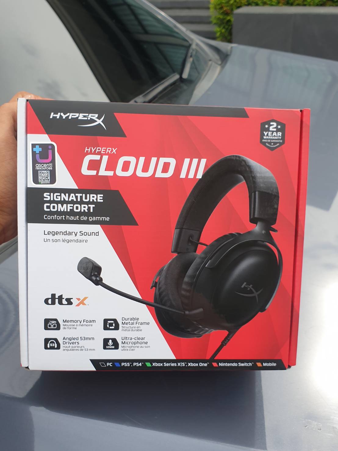 HEADSET หูฟัง HYPERX CLOUD II ของใหม่