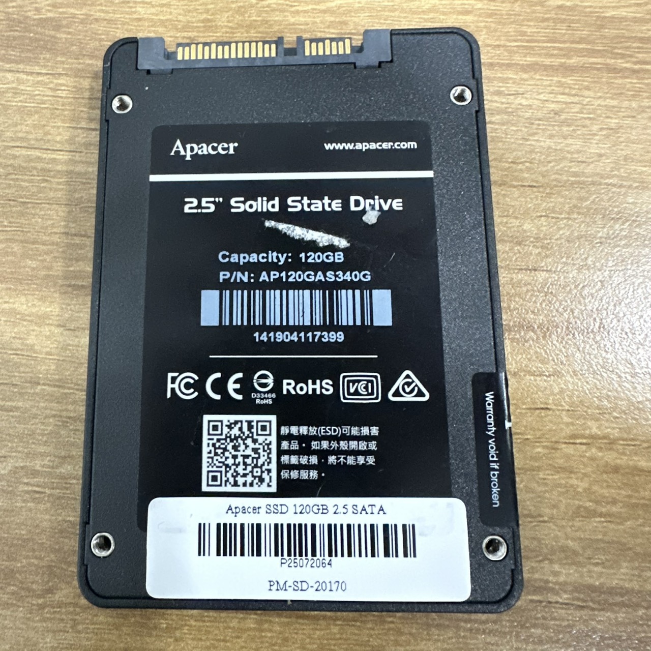 SSD Apacer 120GB 2.5 SATA